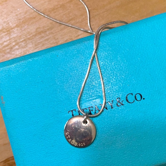 Tiffany & Co. Alphabet Disc Charm Pendant “K” - Picture 2 of 3